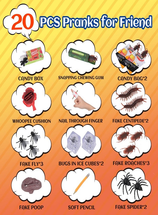 ALLROAD Prank Kit | Pranks for Kids | Joke Box-Ultimate Gift Set 20 Ultimate Practical Jokes and Pranks for Kids | Prank Toys Pack Set Box for Gifts - Image 3